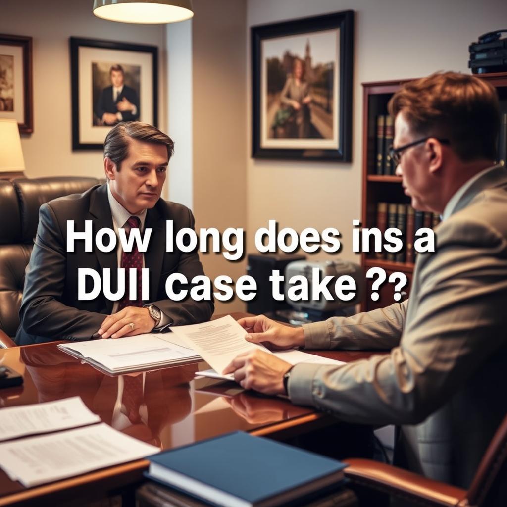 How long does a DUI case take in Manassas Park
